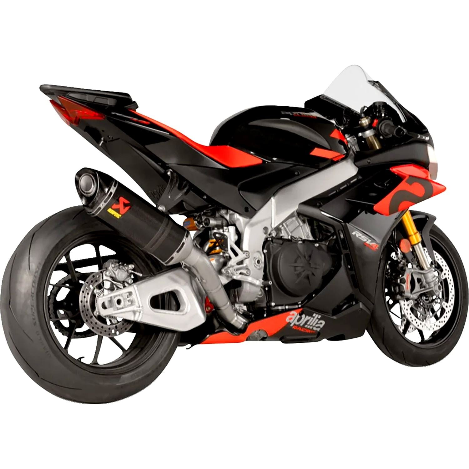 Akrapovic Carbon Fiber Evolution Line Full Exhaust System For Aprilia RSV4 1100 ABS 2021-2024